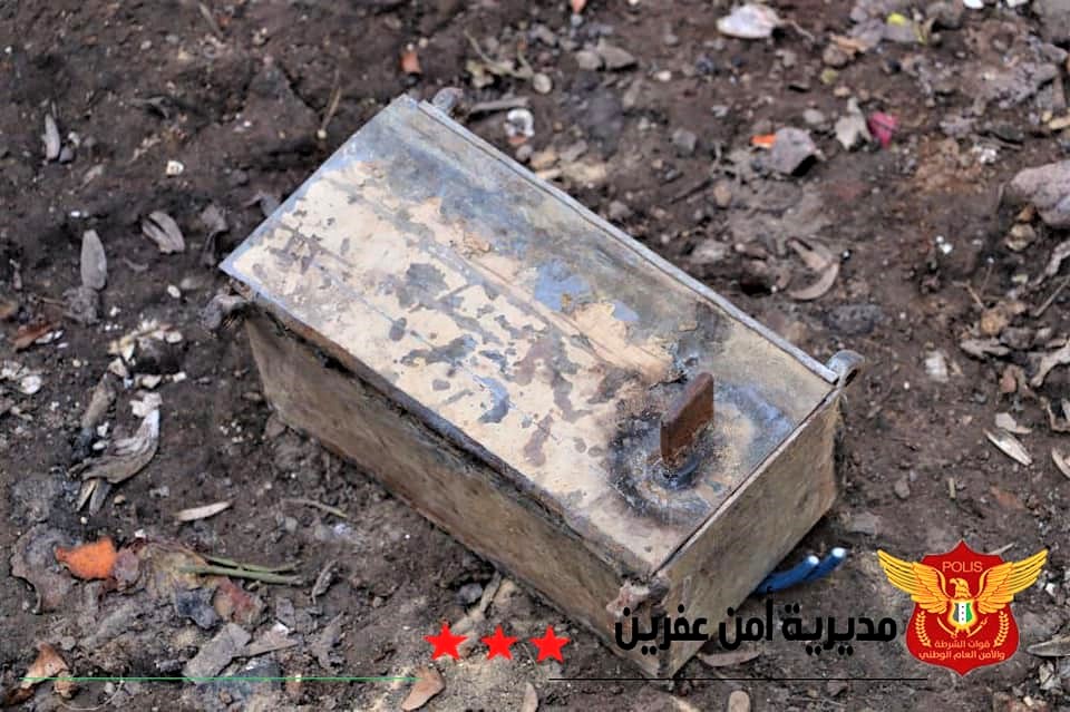 Mobius report IED Fitted with Electronic Delay Timer, Afrin, Syria