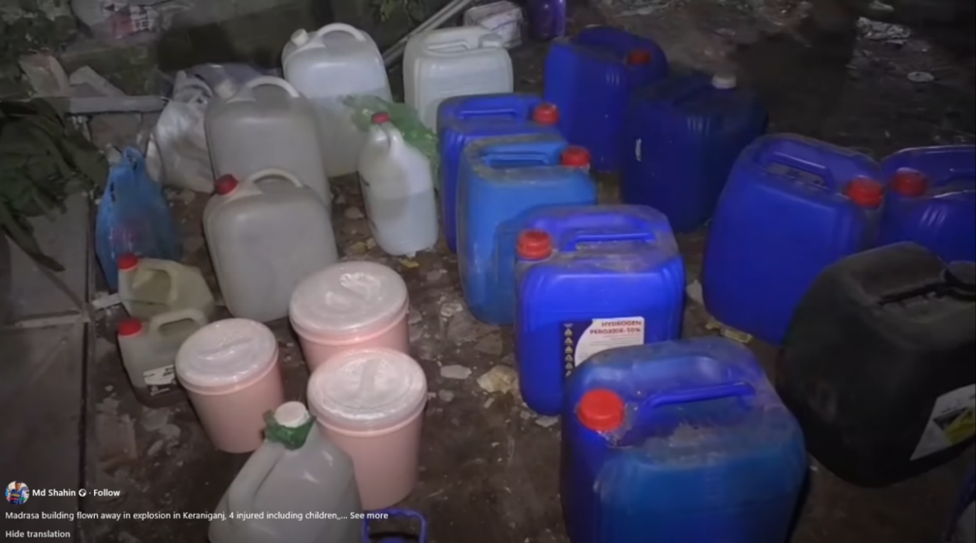 Mobius report 3/2026 – Work Accident During TATP Production in Bangladesh