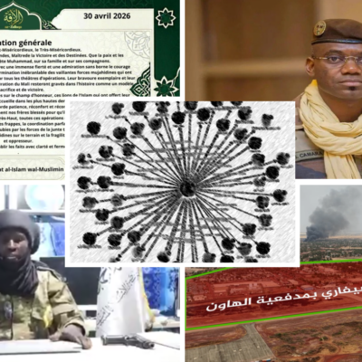 Hydra report May 2026 - JNIM–FLA Offensive Kill’s Defense Minister, Captures Northern Cities, Exposes Fragile Junta